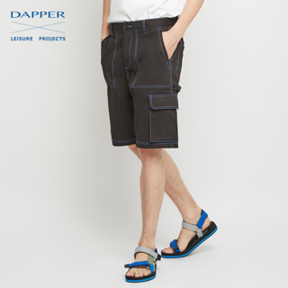 DAPPER x LEISURE PROJECTS กางเกงขาสั้น Cargo Short สีดำ (TCSB1/627CT)