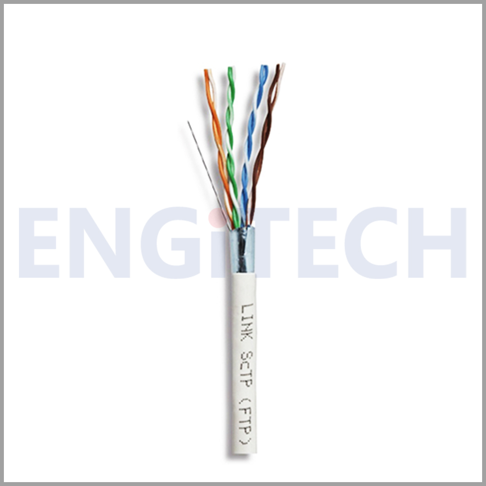 link-us-9015lszh-cat5e-indoor-utp-enhanced-cable-bandwidth-350mhz-lszh-white-color-305-m-pull-box-สายเคเบิล