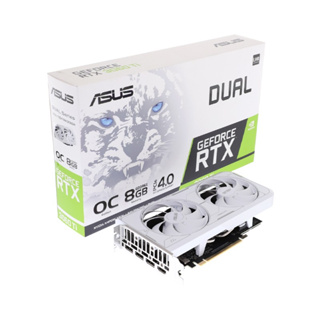 VGA ASUS GEFORCE RTX 3060 TI DUAL O8G WHITE - 8GB GDDR6X