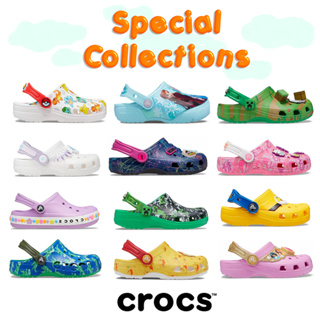 Crocs Crassic Kids รวมรองเท้าที่เป็นSpecial Collections HelloKitty,Disney,Mine Craft,Pokemon และอื่นๆสินค้าของแท้จากshop