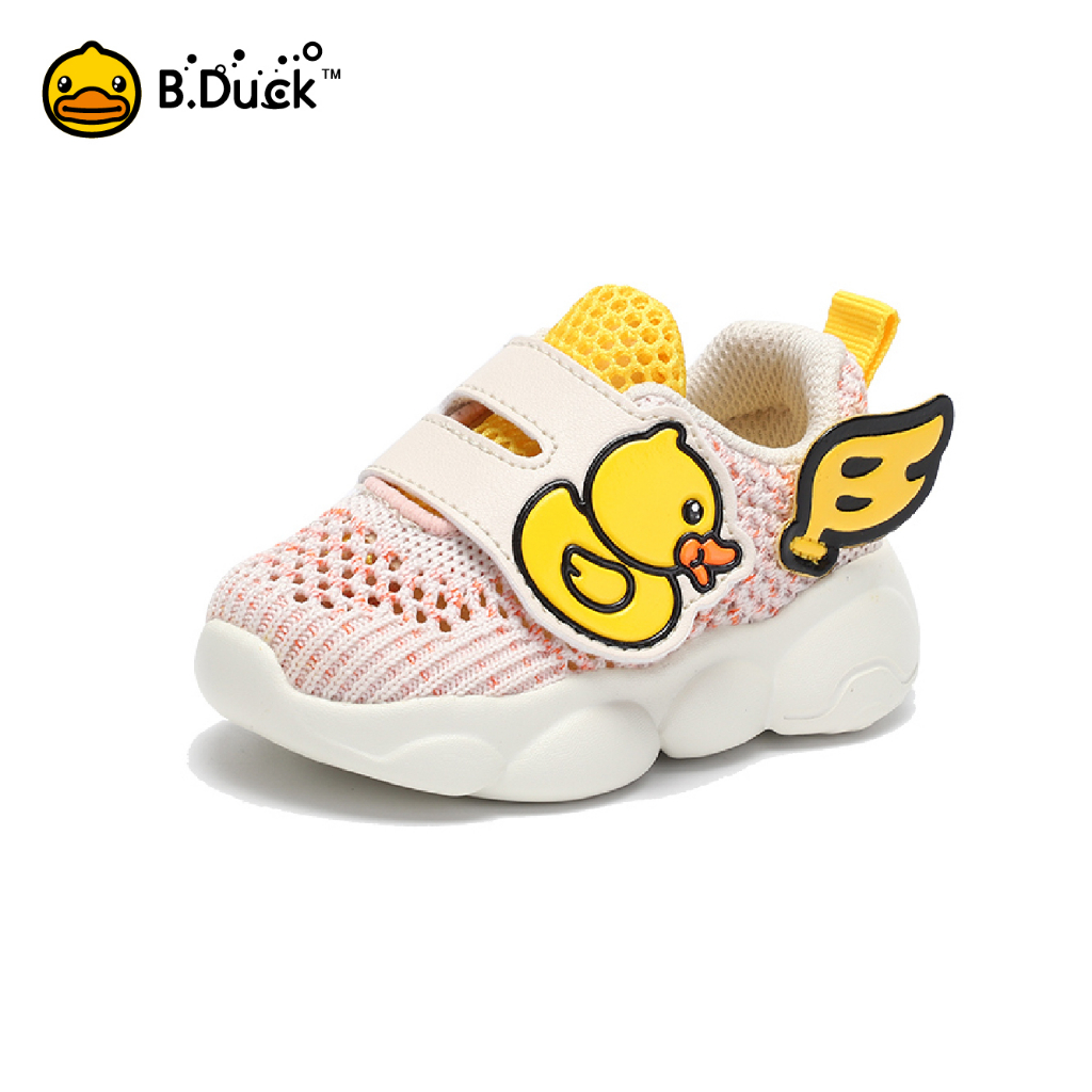 b-duck-รองเท้าเจ้าหญิงพื้นนิ่มสำหรับเด็กผู้หญิงรองเท้าผ้าใบเด็ก