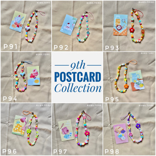 พร้อมส่ง❤️ Phone charm สายห้อยโทรศัพท์สายฝอ : 9th Postcard Collection