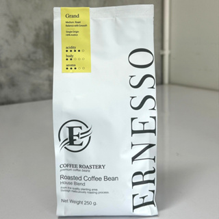 เมล็ดกาแฟคั่ว Ernesso : Grand Coffee  บรรจุ 250 g