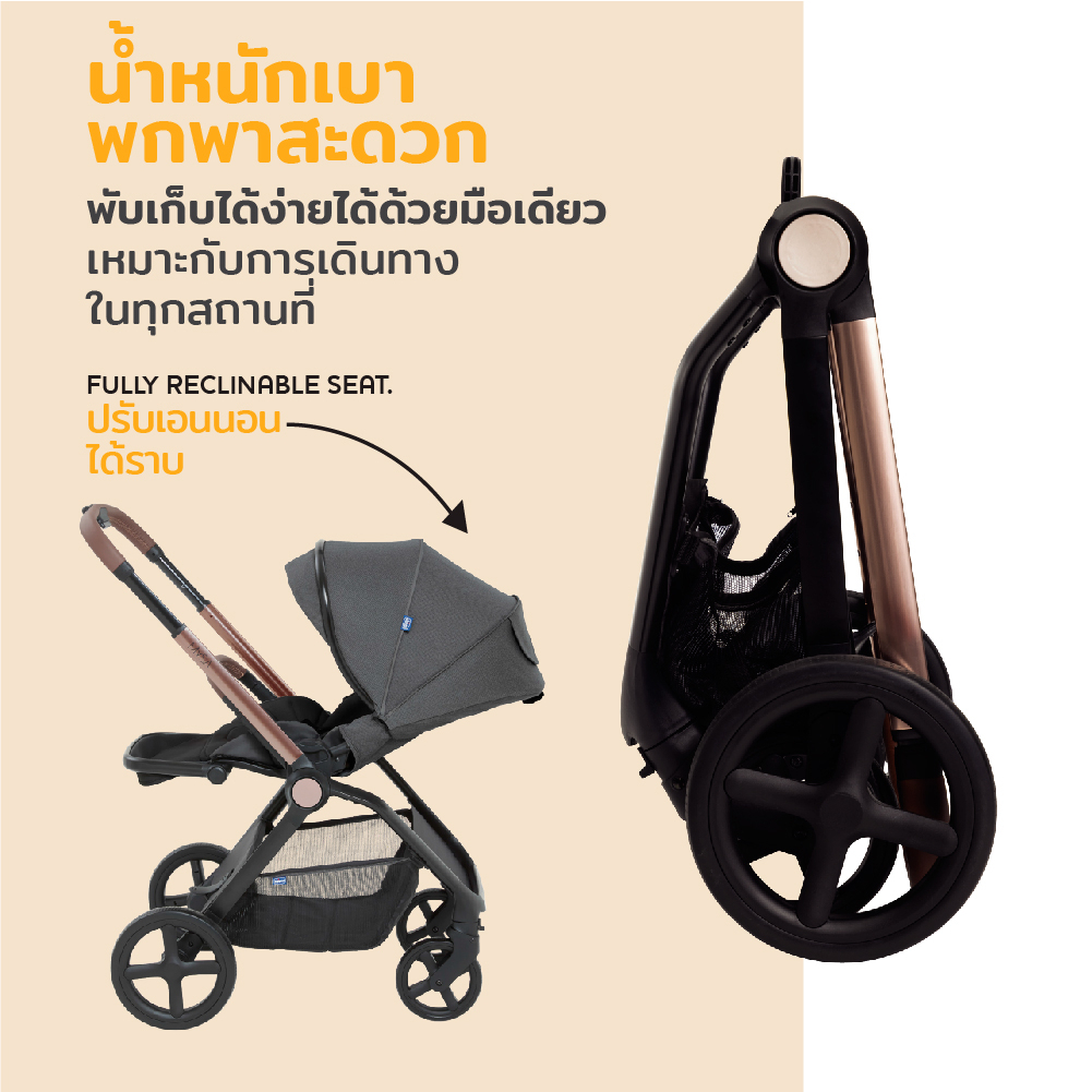 ใช้โค้ดคู่ลดเพิ่ม-chicco-mysa-stroller-black-satin-รถเข็นเด็ก-เข็นได้-2-ทาง-หลังคากันแดด-สำหรับเด็กแรกเกิด-22-ก-ก