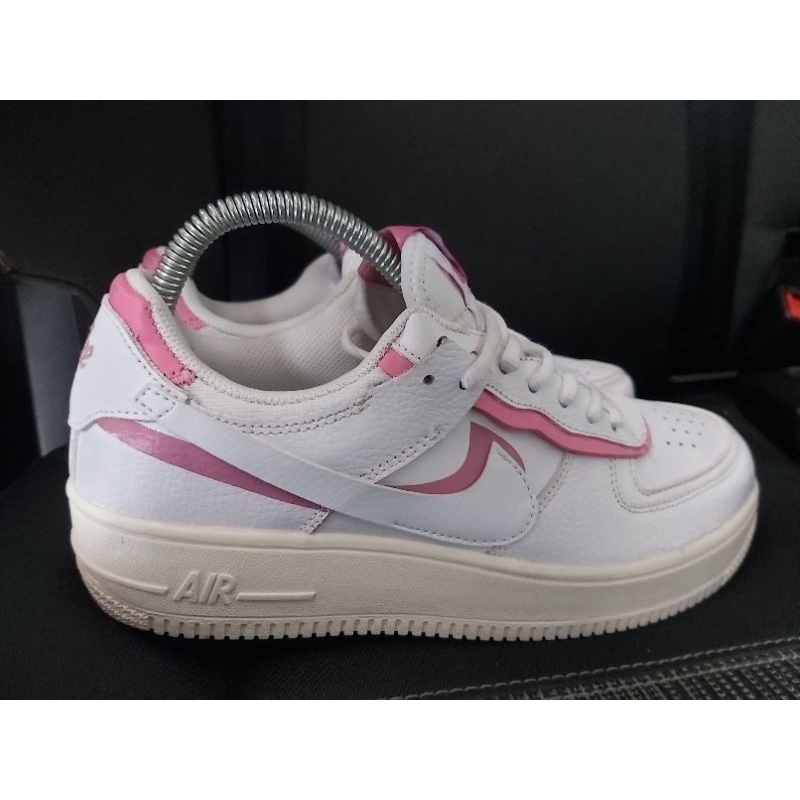 nike air force caf1 shadow white pink