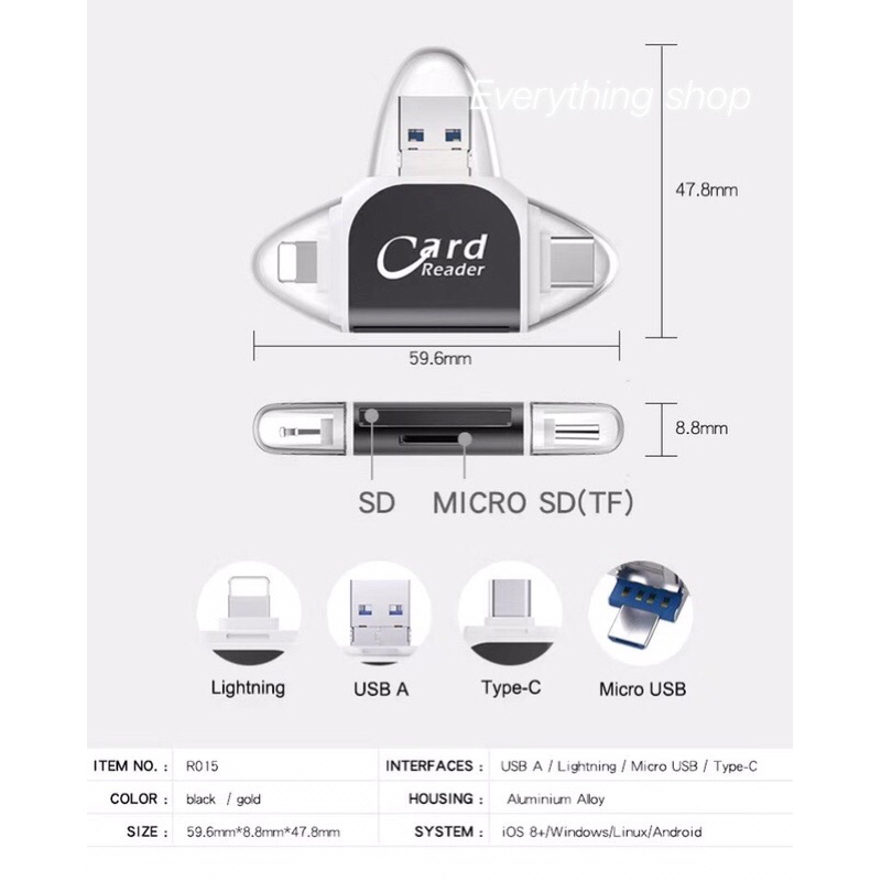 idragon-ro15-การ์ดรีดเดอร์-1-sd-card-reader-micro-sd-otg-การ์ดรีดเดอร์-type-c-อะแดปเตอร์การ์ดรีดเดอร์