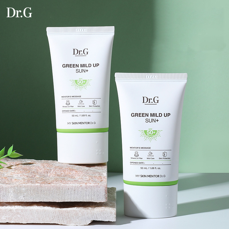 Dr.G Green Mild UP Sun+ / Brightening UP Sun SPF50+ Facial Sunscreen ...