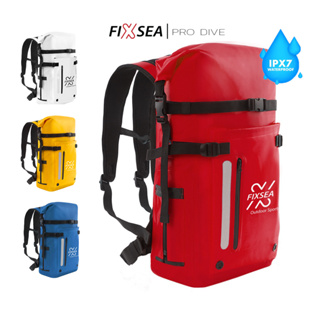 7สี กระเป๋ากันน้ำ Dry Backpack water pro (30 L) กระเป๋าดำน้ำ