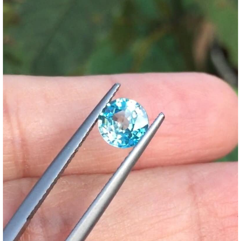 พลอยเพทาย-blue-zircon-นน1-43กะรัต