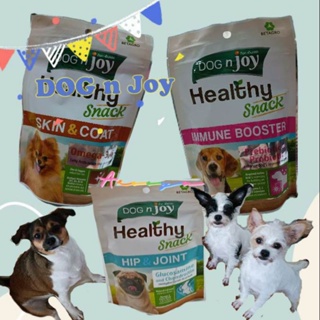 Dog n Joy Healthy Dog Snack ด็อก เอ็นจอย ขนมเพื่อสุขภาพสำหรับสุนัข ขนาด 100g