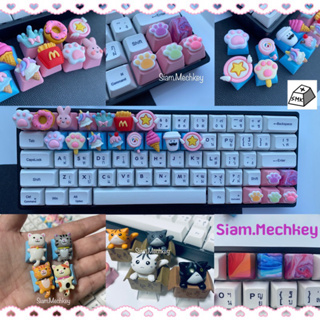 ภาพหน้าปกสินค้าพร้อมส่งที่ไทย Artisan Keycaps 1u วัสดุ PBT / ABS  คีย์แคปตกแต่ง XDA / OEM R4 Profile สำหรับตกแต่ง Mechanical Keyboard ที่เกี่ยวข้อง