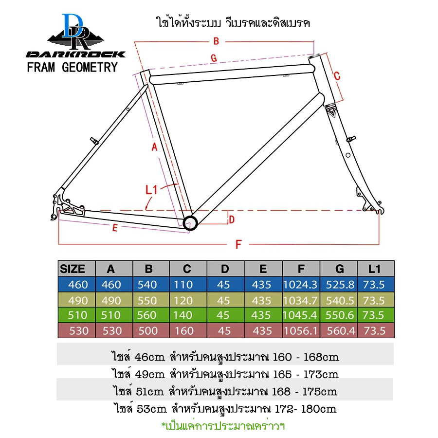 เฟรมจักรยานทัวร์ริ่ง-darkrock-super-travel-2-touring-frameset-26-2023-เฟรมคุณภาพ-ในราคาย่อมเยาว์