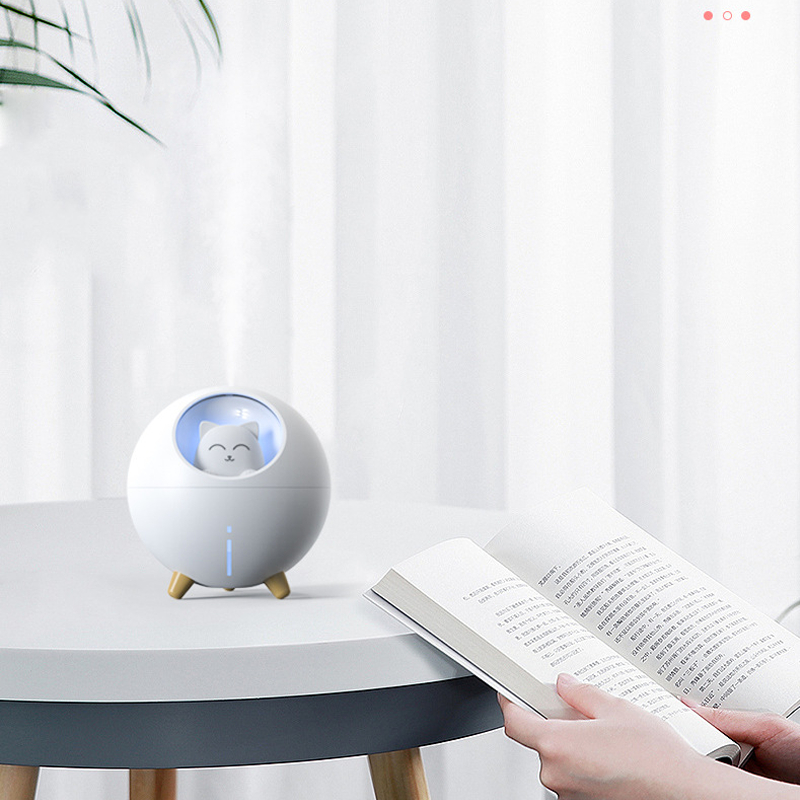 Pet Cat Humidifier USB Ultrasonic Aroma Diffuser เครื่องพ่นหมอกเย็น ...