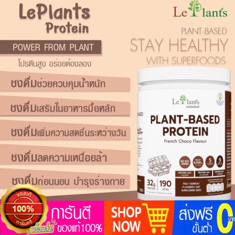 โปรตีนพืช-leplants-เลอแพล้นส์-ไม่มีถั่วเหลือง-ไม่มีโซเดียม-โปรตีนสูง-ไขมันต่ำ