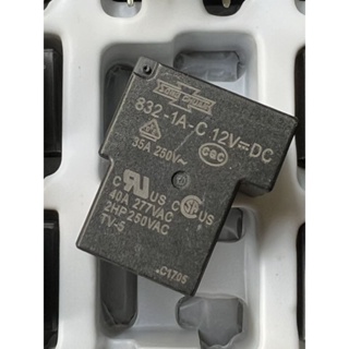 Relay  832-1A-C  12Vdc 5pin 35A 250V  ของใหม่แกะกล่องของแท้ของดีพร้อมส่ง