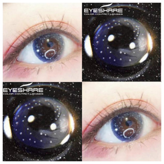 (COD) eyeshare  1 คู่ Galaxy seri คอนแทคเลนส์สี เส้นผ่านศูนย์กลาง 14.2 มม. ชิ้นต่อปี คอนแทคเลนส์ 🔥บิ๊กอายตาหวานโคเรีย🔥ตา