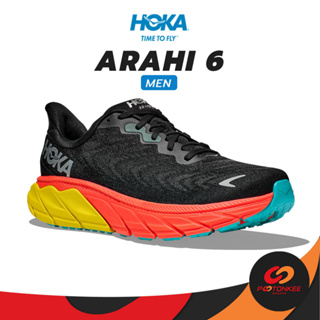 ภาพขนาดย่อของภาพหน้าปกสินค้าPootonkee Sports Hoka Men's Arahi 6 รองเท้าวิ่งผู้ชาย (ข้อเท้าบิดเข้าด้านใน) จากร้าน pootonkeesports บน Shopee