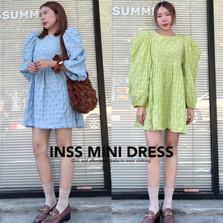 R71- INSS Mini Dress มินิเดรสผ้าย่น