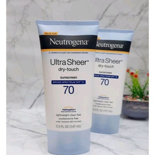 Neutrogena Ultra Sheer Dry-Touch SPF 70 ขนาด 147 ml (Exp.2025/05 ค่ะ)