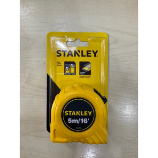 ตลับเมตร 5 เมตร/16mm. STANLEY 30.496 สีเหลือง รหัส 5402351🌸🌸🌸