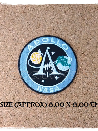 APOLLO NASA ตัวรีดติดเสื้อ อาร์มรีด อาร์มปัก ตกแต่งเสื้อผ้า แจ๊คเก็ตยีนส์ Hipster Embroidered Iron On Sew on