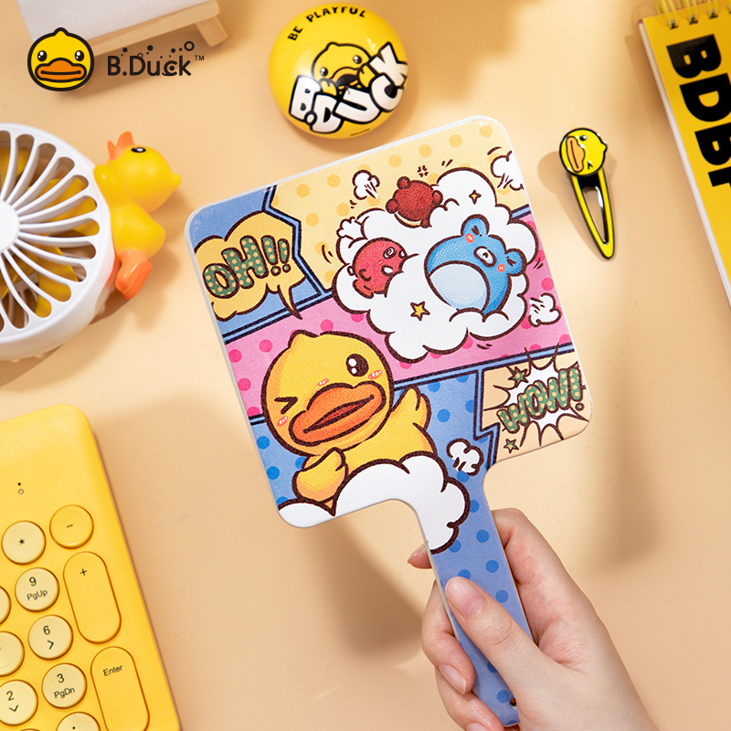 b-duck-mirror-กระจกพกพาทรงน่ารัก