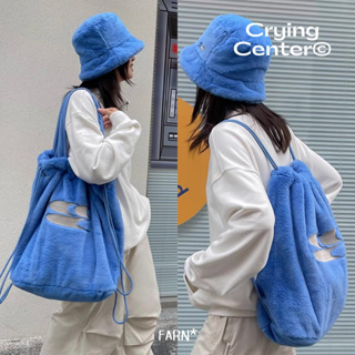 (PRE-ORDER) Crying Center© Bag 🥏🦕🧦— กระเป๋าเป้ กระเป๋าสะพาย ใบเดียวใช้งานได้สองแบบ