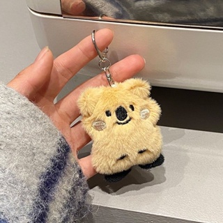 พร้อมส่ง! พวงกุญแจจี้ตุ๊กตากระรอก หมีโคอาล่า น่ารักมาก สไตล์เกาหลี ขนนิ่ม สำหรับห้อยกระเป๋า พวงกุญแจน่ารัก