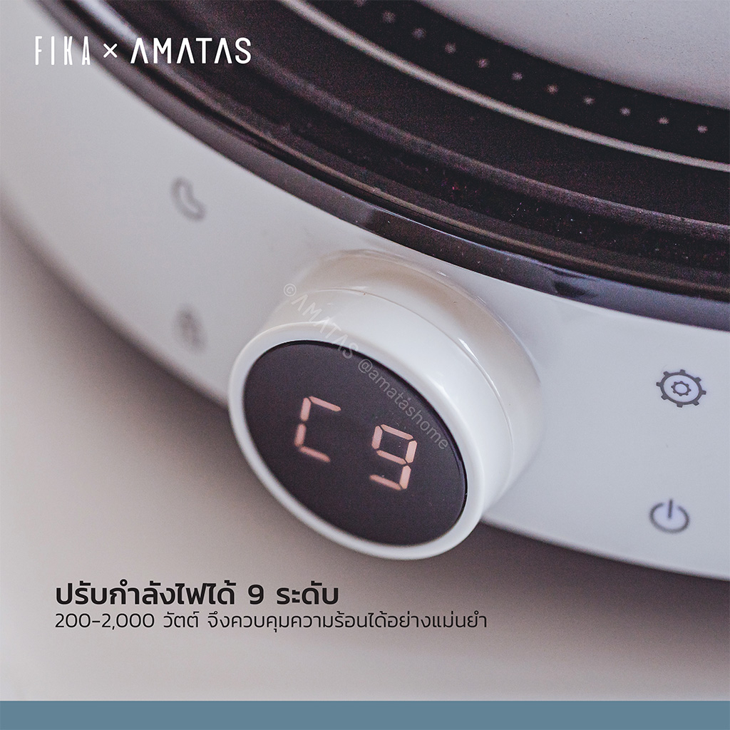 ภาพสินค้าNeoflam FIKA เตาแม่เหล็กไฟฟ้า Induction stove ปรับความร้อนได้ 9ระดับ คู่มือภาษาไทย มีระบบคายความร้อน จากร้าน homeyselect บน Shopee ภาพที่ 5