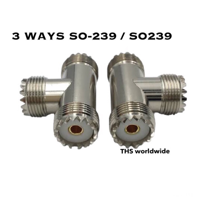 1 PCS. SO239 / SO-239 / PL-258 / PL-258 ชนิดแบบ 3 ทาง | Shopee Thailand