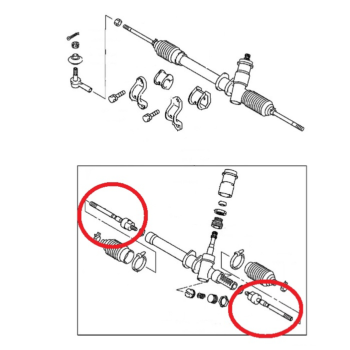 ลูกหมากแร็ค-ลูกหมากคันชัก-มิตซูบิชิ-แลนด์เซอร์-mitsubishi-lancer-e-car-ck2-ck5-ท้ายเบนซ์-doctor-car