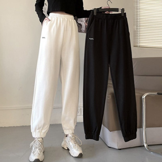 fashiongirl1688✨ NEW ✨กางเกงแฟชั่น กางเกงทรงหลวม กางเกงขายาวสีพื้นสวยๆ น่ารักๆ เท่ๆ กางเกงมินิมอล เนื้อผ้านิ่มๆ