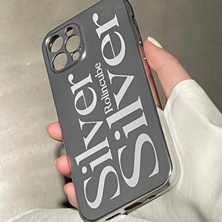 (พร้อมส่ง) ไม่ผลิตเพิ่มแล้วค่ะ Rolincube Silver Phone Case 🥄📂🩹 iPhone Xs Max / iPhone 12 Pro