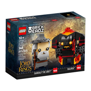 LEGO® BrickHeadz 40631 Gandalf the Grey™ &amp; Balrog™ - เลโก้ใหม่ ของแท้ 💯% กล่องสวย พร้อมส่ง