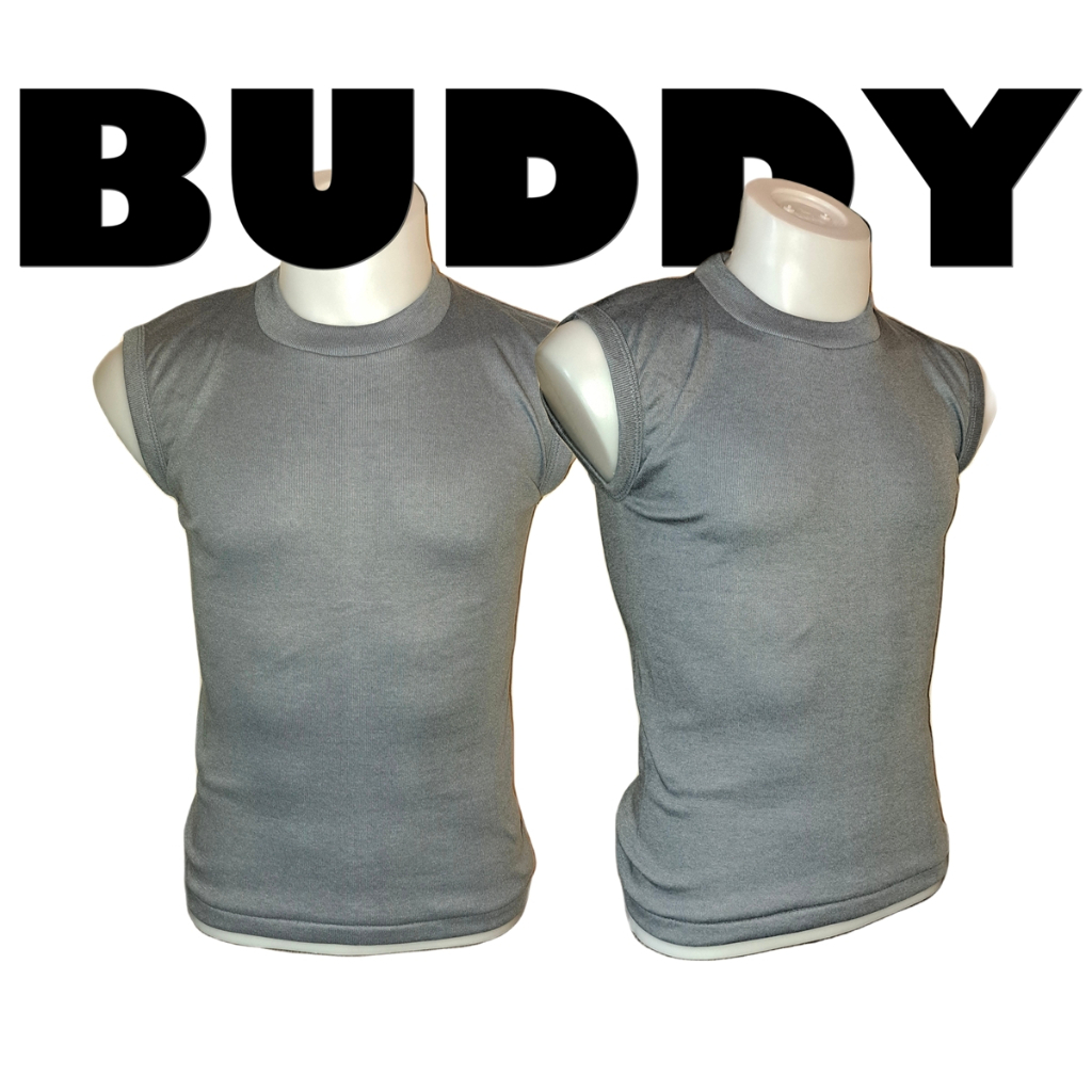 เสื้อแขนกุด-buddy-ราคาถูก-คุณภาพดี-ผลิตจากไทย