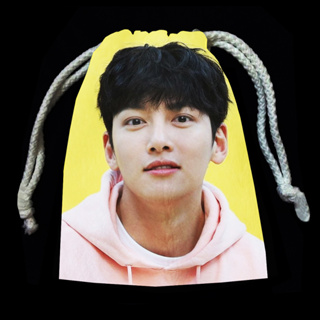 กระเป๋าผ้าแบบรูด ถุงผ้าแบบรูด ถุงหูรูด กระเป๋าดินสอ ที่ใส่เครื่องสำอาง ผ้านุ่ม จีชางอุค Ji Chang Wook ศิลปินเกาหลี
