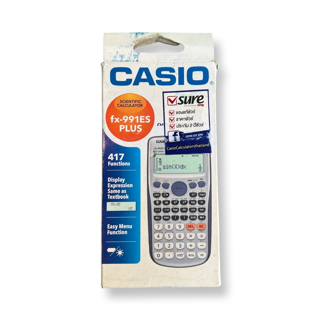 เครื่องคิดเลขวิทยาศาตร์-casio-fx-991es-plus-ของแท้เครื่องไทย-program-scientific-calculator