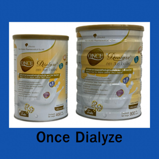 ONCE Dialyze วันซ์ ไดอะไลซ์ ขนาด 400 กรัม อาหารทางการแพทย์ สำหรับผู้ป่วยล้างไต กลิ่นวานิลลา