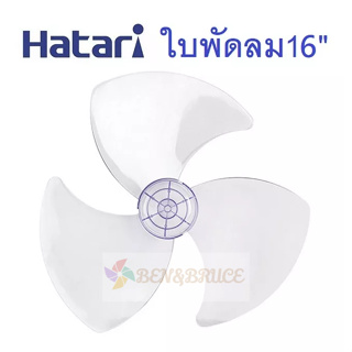 ภาพหน้าปกสินค้าใบพัดลม 16 นิ้ว Hatari  ใช้ได้กับ ฮาตาริ 16\"ทุกรุ่น ของเทียบ ที่เกี่ยวข้อง