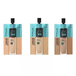 โฉมใหม่ แบบซอง / เมย์เบลลีน ฟิต มี ฟาวเดชั่น รองพื้น ซอง MAYBELLINE Fit me matte+poreless foundation 5ml.