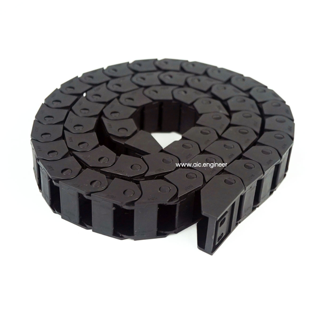 รางกระดูกงู Drag Chain 15x20mm เปิดได้ / เปิดไม่ได้ ความยาว 1 เมตร มี ...