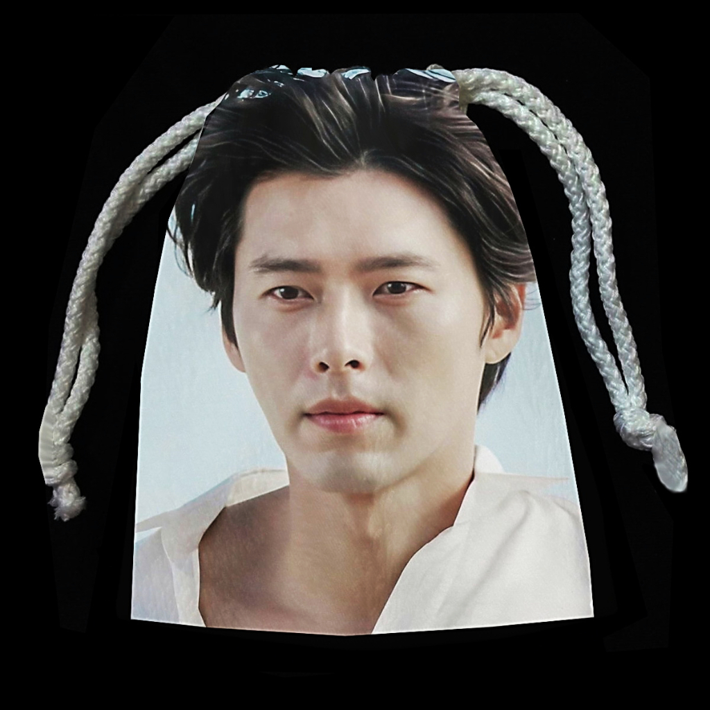 กระเป๋าผ้าแบบรูด-ถุงหูรูด-ถุงผ้า-กระเป๋าดินสอ-ฮยอนบิน-hyun-bin-ศิลปินเกาหลี