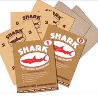 ยกแพ็ค❗️กระดาษทราย ขัดแห้ง Shark เบอร์ 0-5 จาก TOA