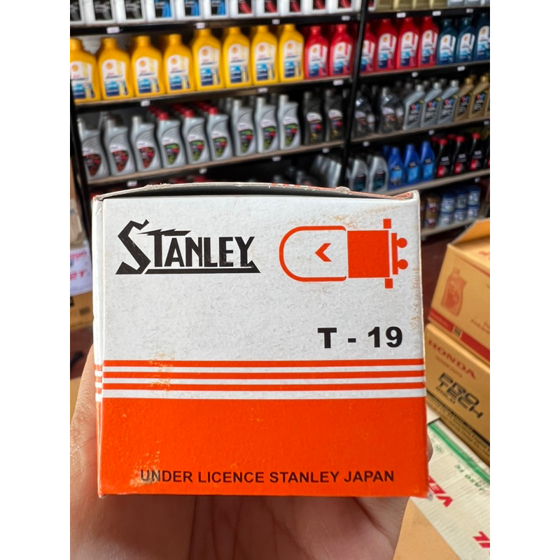 หลอดไฟหน้า-stanley-สแตนเลย์-12v-25-25w-สำหรับรถมอเตอร์ไซต์-ยกกล่อง