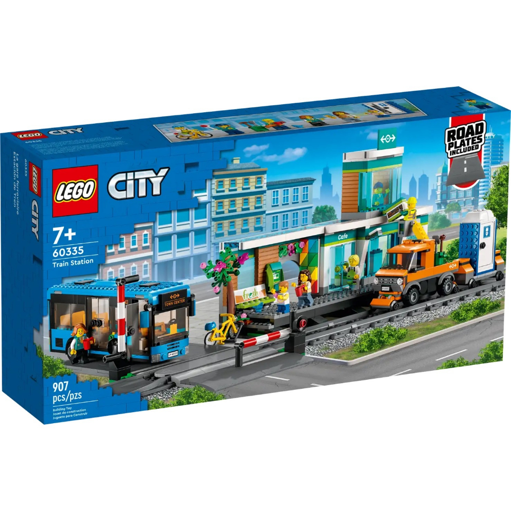 lego-city-60335-train-station-เลโก้ใหม่-ของแท้-กล่องสวย-พร้อมส่ง
