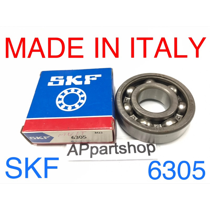 made-in-italy-ลูกปืน-6305-skf-แท้-ปั๊ม-italy-ที่ลูกปืน-ใหม่มือหนึ่ง-พร้อมกล่อง-skf-made-in-italy