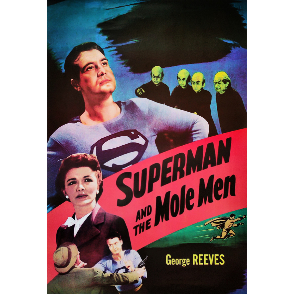 โปสเตอร์-หนัง-ซูเปอร์แมน-superman-and-the-mole-men-1951-poster-24-x35-นิ้ว-america-superhero-movie-george-reeve