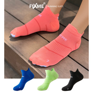 ถุงเท้าวิ่ง FIXME  ถุงเท้ากีฬา  กระชับ ระบายเหงื่อ sock จบมาราธอนได้