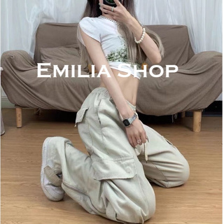 ภาพหน้าปกสินค้าEMILIA SHOP กางเกงขายาว กางเกงเอวสูง สบายสไตล์y2k 2023 ใหม่A20M01G 0322 ที่เกี่ยวข้อง