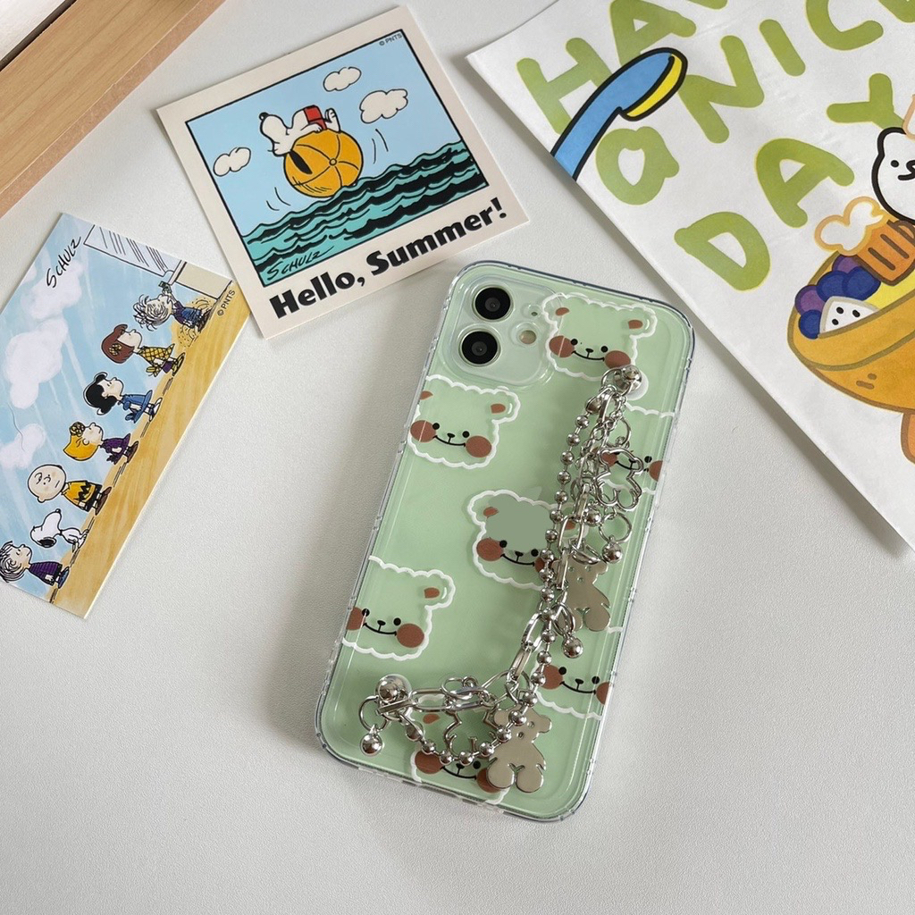 มาใหม่-เคสสายคล้องมือ-เคสคล้องมือ-โซ่หมาขาว-โซ่หมาน้ำตาล